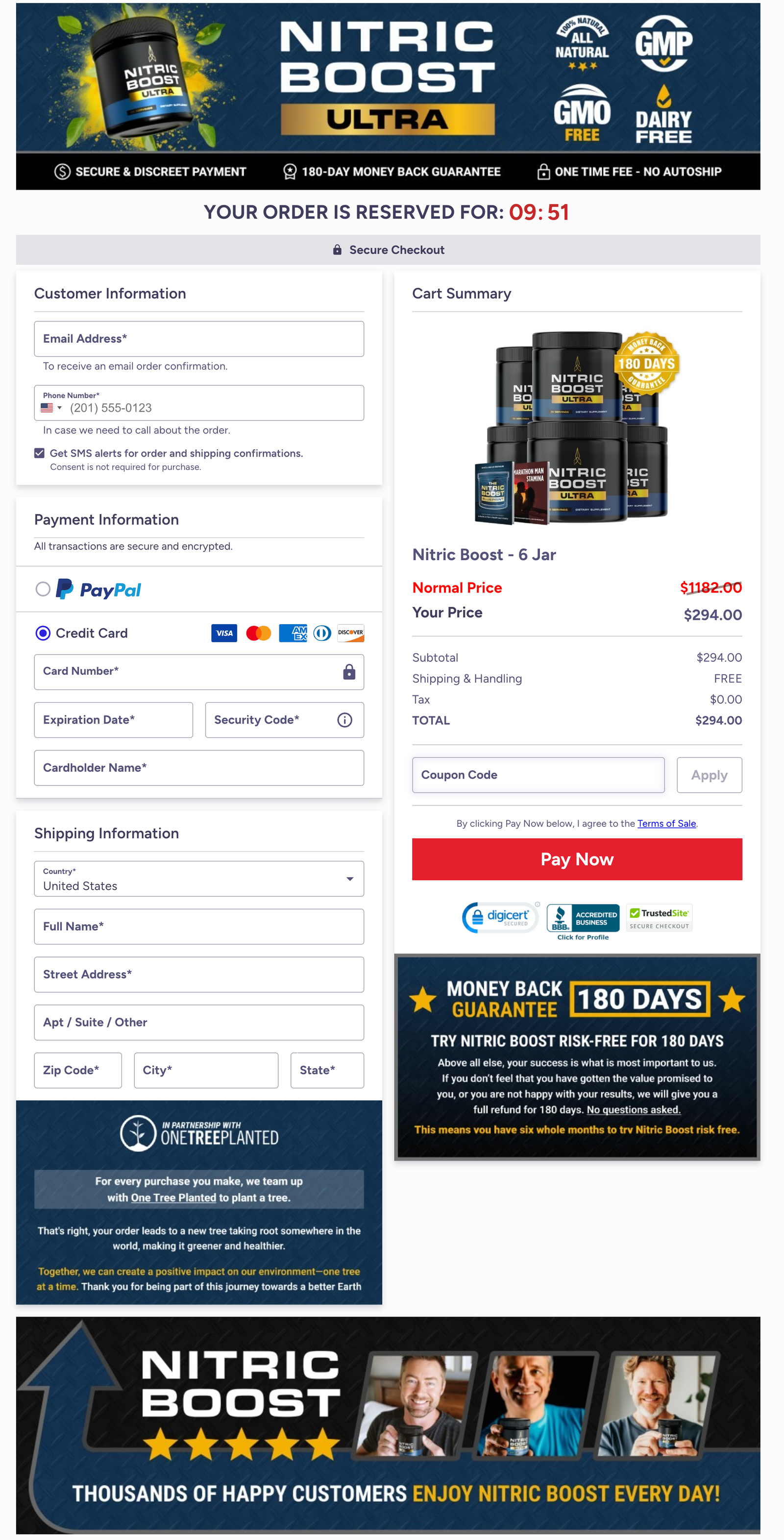 Nitric Boost Ultra Official Website Secure Order Page